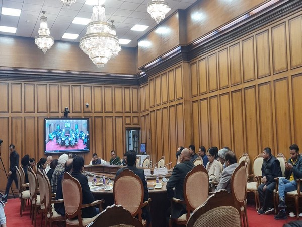 Meeting of Delhi Legislative Assembly Committee on Petitions (Photo/ANI)