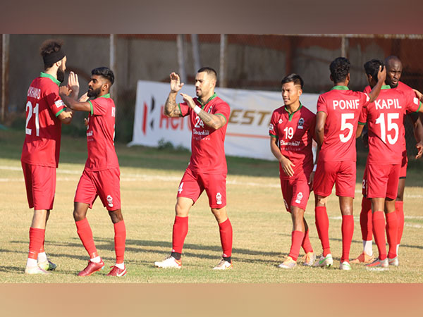 A visual from the match. (Photo- I League)