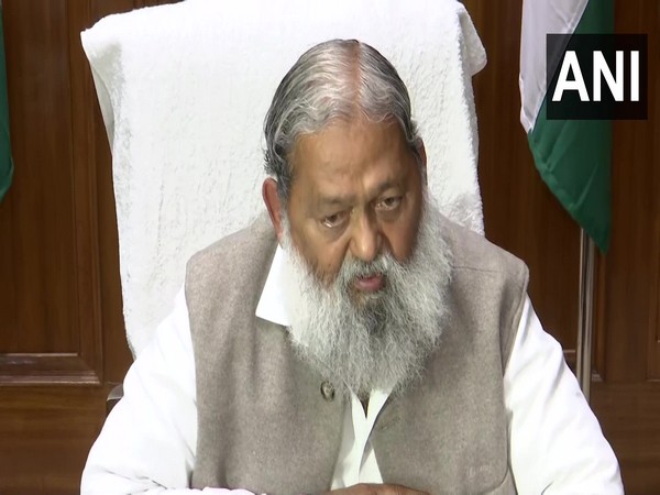 Haryana Home Minister Anil Vij (Photo/ANI)