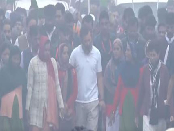 Visuals from the yatra (Photo/ANI)