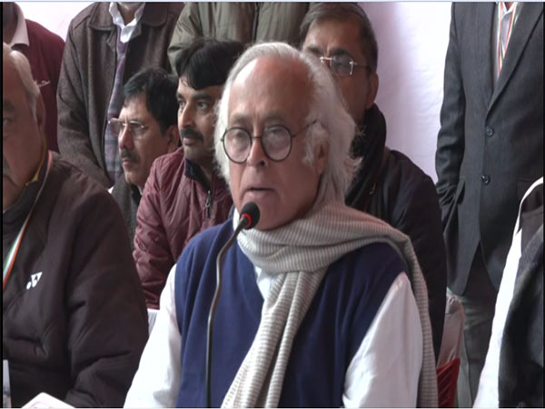 Jairam Ramesh at the Press Conference. (Photo/ANI)