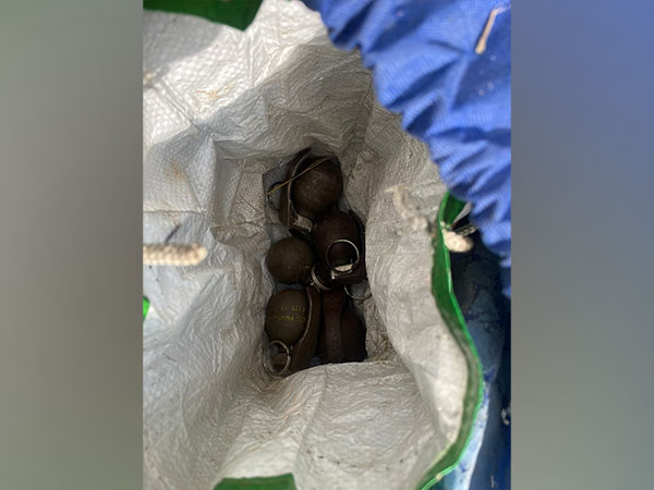 Apprehended grenades (Photo/ANI) 