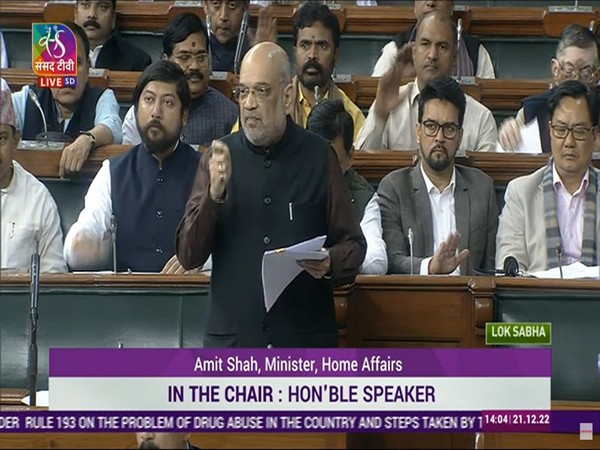 Union Home Minister Amit Shah in Lok Sabha (Photo/Sansad TV)