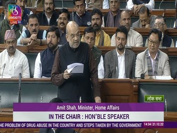 Union Home Minister Amit Shah in Lok Sabha (Photo/Sansad TV) 
