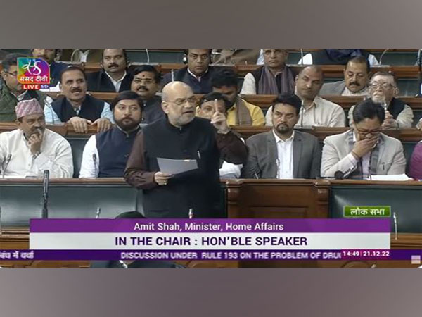 Union Home Minister Amit Shah in Lok Sabha (Photo/Sansad TV)