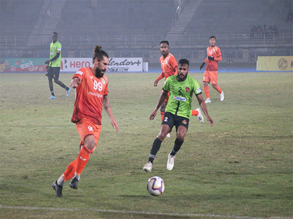 A visual from the match. (Photo- I League)