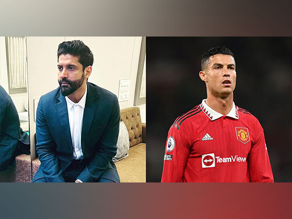 Farhan Akhtar, Cristiano Ronaldo. (Image source: Twitter)