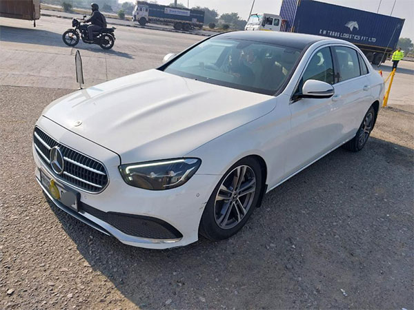 Haryana Home Minister Anil Vij's car (Photo/ANI)