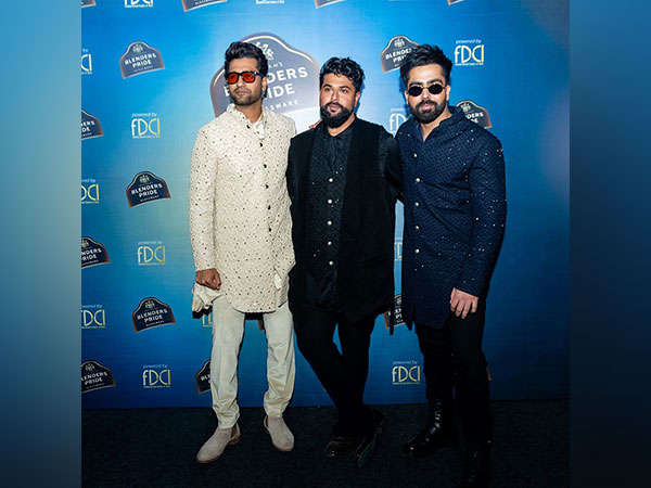 Vicky Kaushal, Kunal Rawal and Harrdy Sandhu at Blenders Pride Glassware Fashion Tour 2022