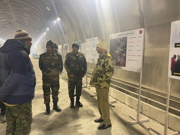 PKH Singh inspects Sela Tunnel Project