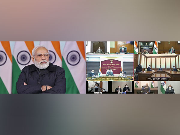 Prime Minister Narendra Modi chaired a high-level meeting to assess COVID-19 situation in the country (Photo/ANI)