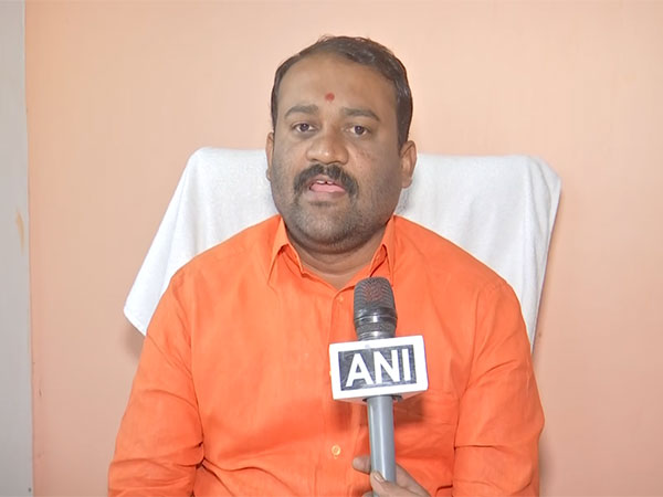 Chief Spokesperson of Vishwa Hindu Parishad, Telangana, Balaswamy (Photo:ANI)