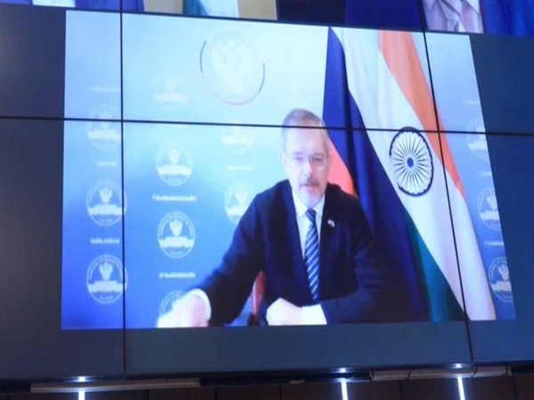 Russian Ambassador to India, Denis Alipov today participates in 13th Annual Russia-India Business Dialogue Forum (Image Credit: Twitter/@AmbRus_India)