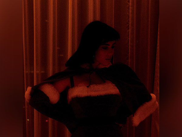 Billie Eilish in her 'Santa' dress (Image Source: Instagram)