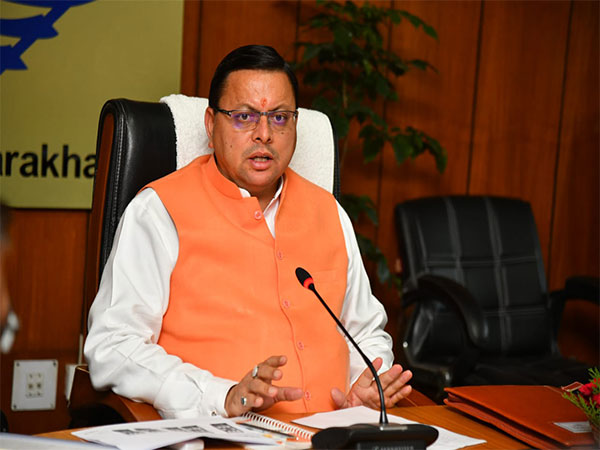 Uttarakhand Chief Minister Pushkar Singh Dhami (File photo/ANI)