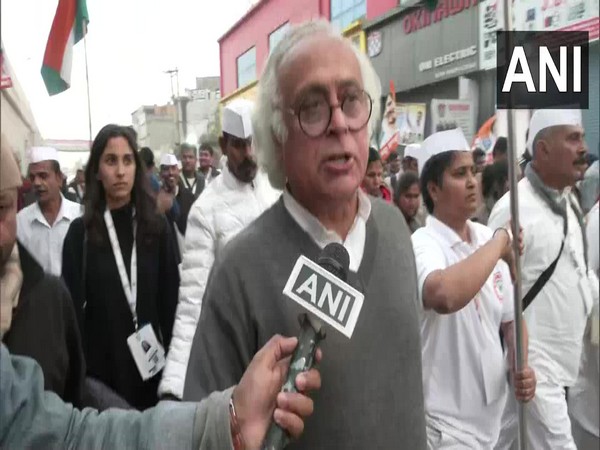 Congress leader Jairam Ramesh in Faridabad (Photo/ANI)