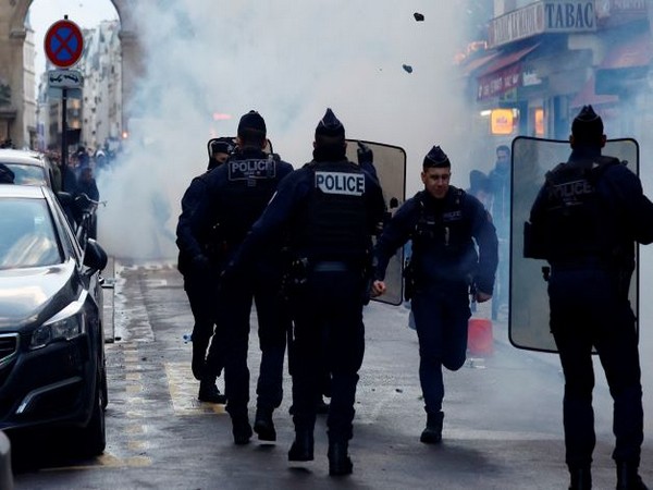 At the Kurdish protest in Paris. (Photo Credit - Reuters)
