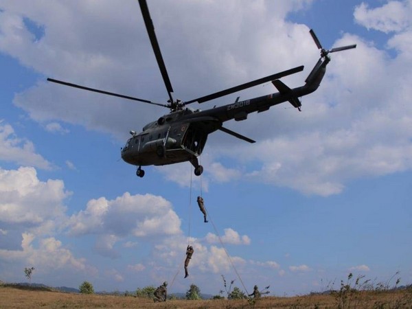 India and Kazakhstan armies carry out Joint drills on Saturday (Photo/ANI)