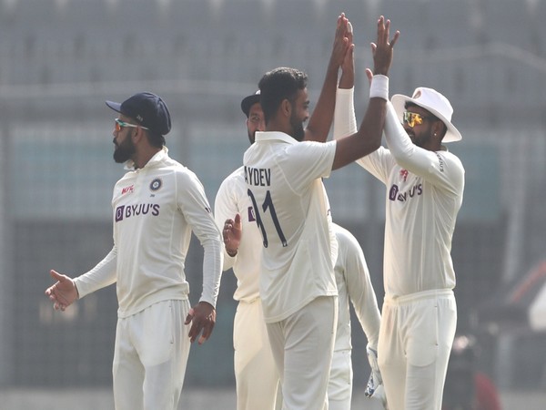 Unadkat celebrates (Photo: BCCI Twitter) 