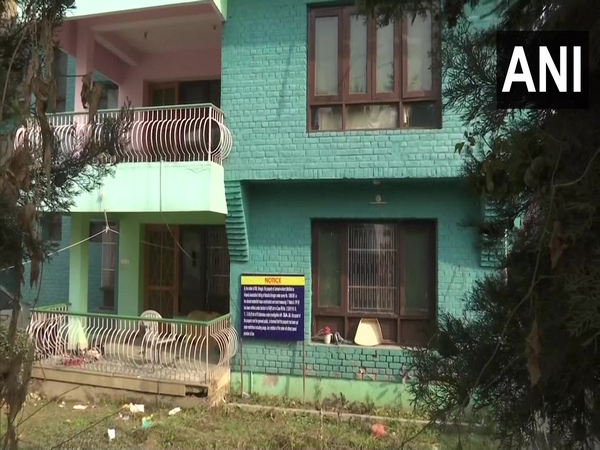 House of  Syed Ali Shah Geelani sealed by SIA (Photo/ANI)