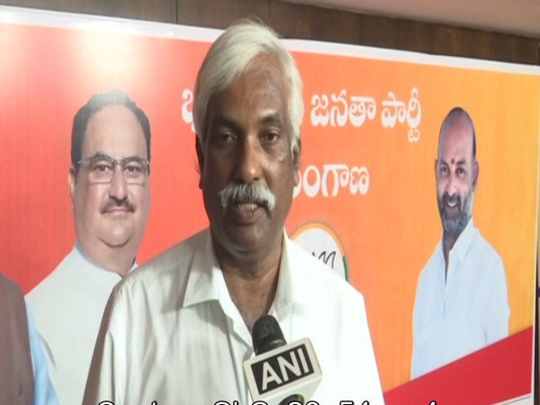 Telangana BJP Spokesperson Prakash Reddy. (File Photo/ANI)
