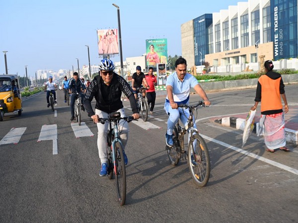 Cyclothon in Visakhapatnam (Photo/Twitter)