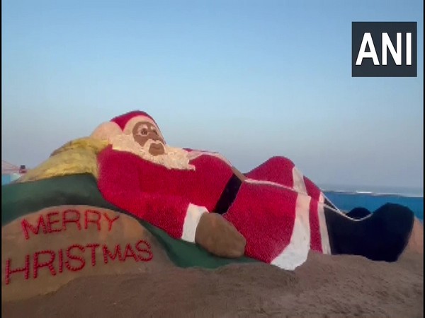 Santa Claus sant art (Image source: ANI Photos)