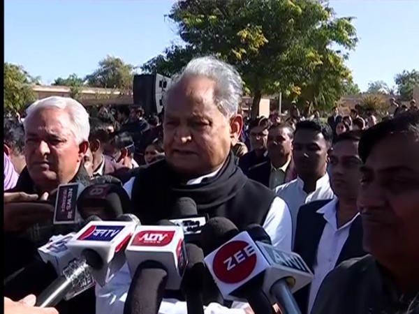 Rajasthan CM Ashok Gehlot. (Photo/ANI)