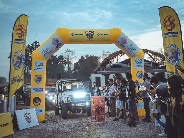 During the flagging off of the 8th JK Tyre Orange 4x4 Fury at Dambuk (Photo: JK Tyre/OFAM)