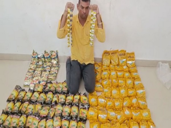 Hyderabad Police apprehends inter-state drug peddler (Photo:ANI)