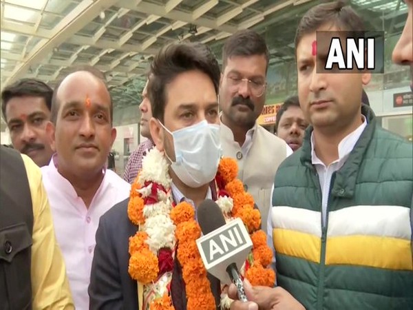 Union Minister Anurag Thakur (Photo/ANI)