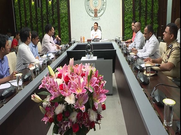Andhra Pradesh Chief Minister YS Jagan Mohan Reddy asked officials to be ready for Covid challenge during a review meeting held on monday in Amaravati (File Photo/ANI)