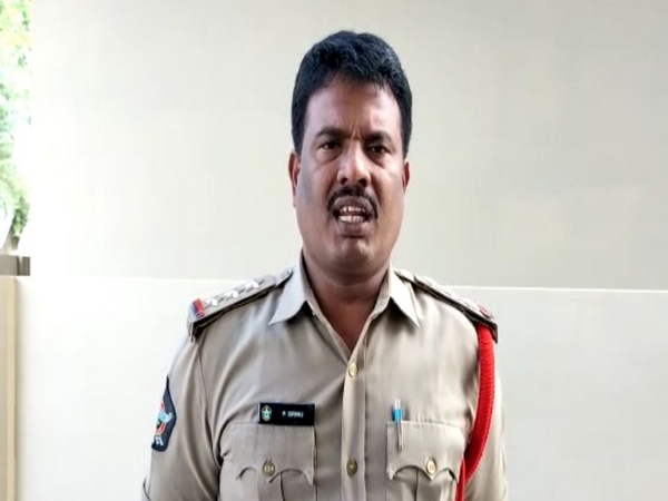 Ibrahimpatnam circle inspector Sridhar. (Photo/ANI)