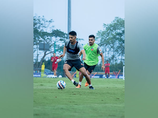 FC Goa practicing ahead of match against ATK Mohun Bagan (Image: FC Goa media)