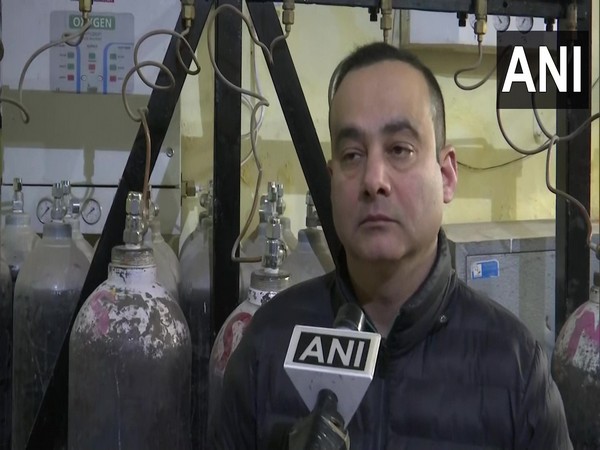 Dr. Muzaffar, SMHS Hospital, Srinagar. (Photo/ANI)
