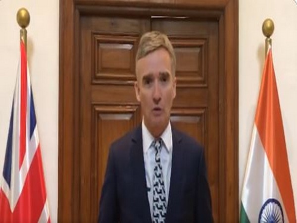 United Kingdom's Ambassador to India Alex Ellis (Screen grab from Ellis' Twitter account)
