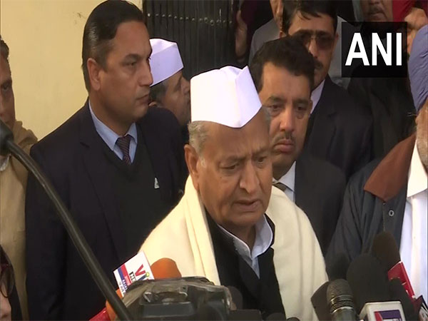 Rajasthan CM Ashok Gehlot. (Photo/ANI)