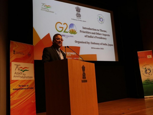 Indian Embassy in Tokyo organised a seminar to introduce theme, logo and priorities for G-20 Presidency. (Photo Credit - Twitter/India in Japan)