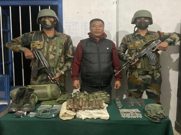 Assam Rifles recovers huge cache of war-like stores (Photo:ANI)