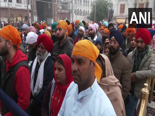 Devotees at Golden Temple in Amritsar (Photo/ANI)