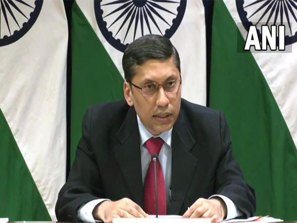 MEA spokesperson Arindam Bagchi during a weekly media briefing.