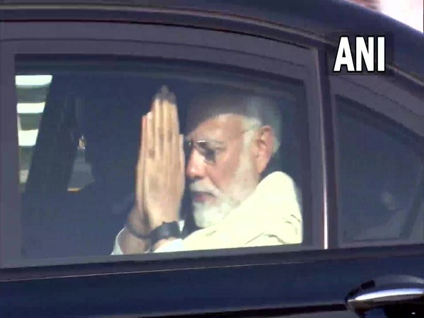 PM Modi leaves the crematorium after performing the last rites of his mother Heeraben Modi. (Photo/ANI)