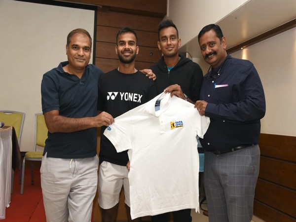 Indian tennis players Sumit Nagal and Arjun Kadhe (Image: Tata Open Maharashtra)
