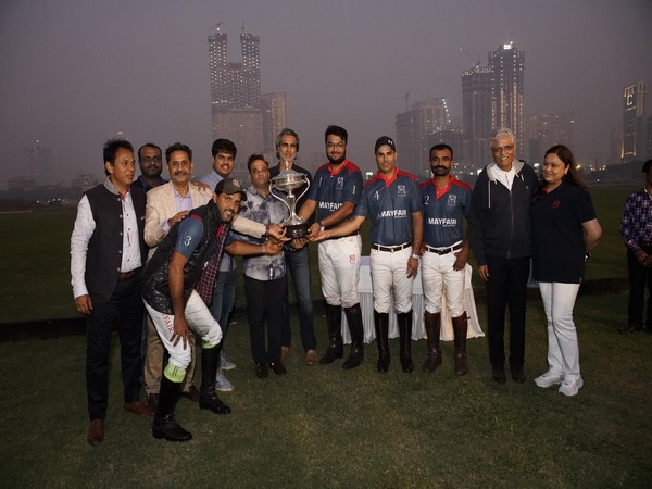 Mayfair Polo lifting New Year's Cup (Image: ARC)