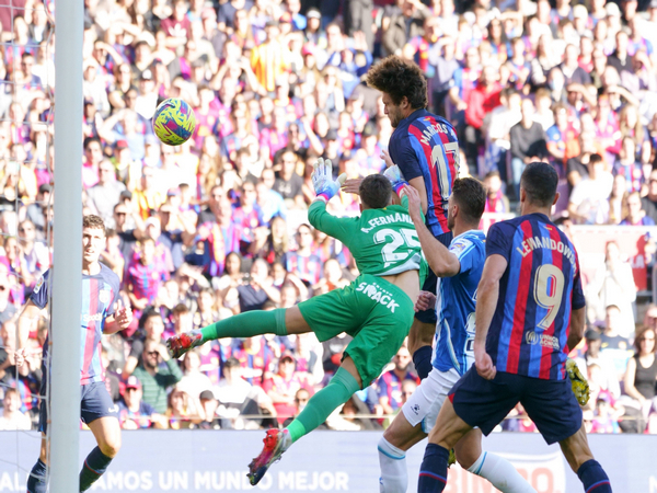A visual from the match. (Photo- La Liga Twitter)