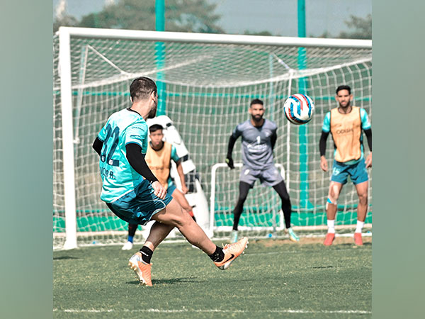 Odisha FC players gearing up for the game (Photo: Twitter@OdishaFC) 