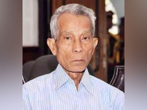 Ex-revenue Minister of Tripura NC Debbarama. (Photo/ Manik Saha's Twitter)
