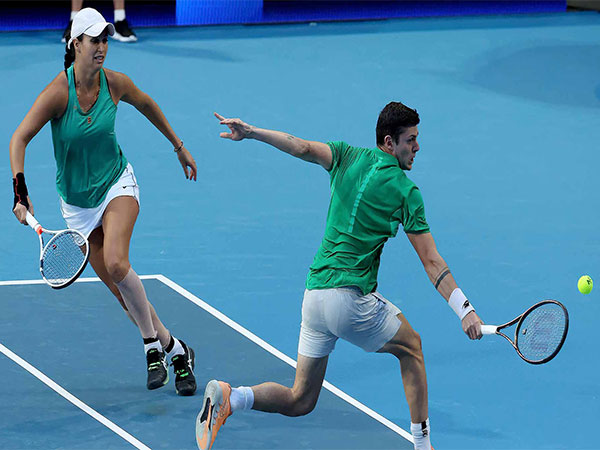 Bulgarian pair of Alexandar Lazarov, Isabella Shinikova (Photo: United Cup website) 