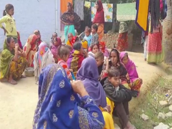 Locals gather to mourn Krishna in Bihar's Vaishali (Photo/ANI)
