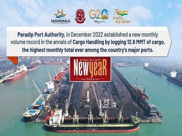 Paradip Port signs off 2022 by posting record monthly cargo volume in the month of December